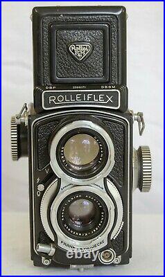 Rollei Rolleiflex Baby Black, 4x4 vintage camera, lens Schneider Xenar 3.5/60mm