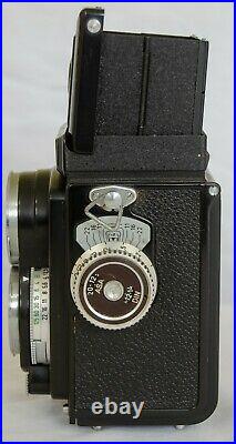 Rollei Rolleiflex Baby Black, 4x4 vintage camera, lens Schneider Xenar 3.5/60mm
