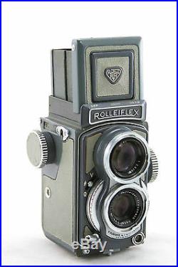 Rollei Rolleiflex Gray Baby, vintage TLR 4x4 camera, lens Schneider Xenar 3.5/60