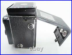 Rolleicord I or II with Triotar 7,5 cm f3,5 lens, lens cover, case