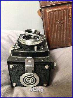 Rolleicord V Vintage TLR Twin Lens Reflex Camera Xenar 3.5 Syncro-Compur