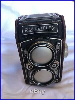 Rolleiflex 2.8 C twin lens view camera with lens cover very clean K7C