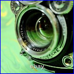 Rolleiflex 2.8D 80mm Planar Lens medium format 120 Roll film Camera CLAD