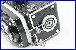 Rolleiflex 2.8E E2 with 80mm Planar 2.8/80 + Case +Lens hood+Manuals+More