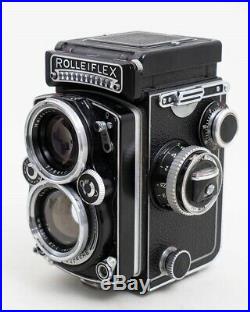 Rolleiflex 2.8E Planar Twin Lens Reflex with Zeiss 80mm f/2.8 Lens & Rolleiflash