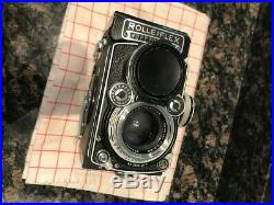Rolleiflex 2.8E2 1959 Camera & Case with Lense Caps and Removable Finder