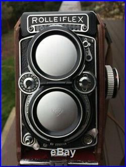 Rolleiflex 2.8E2 1959 Camera & Case with Lense Caps and Removable Finder