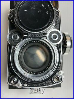 Rolleiflex 2.8F TLR Twin Lens Reflex Camera w. Zeiss Planar Working