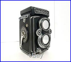 Rolleiflex 3.5 B MX-EVS 6x6 TLR Camera w Zeiss Tessar 13.5 f=75mm Lens, As Is