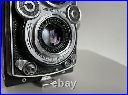 Rolleiflex 3.5 B MX-EVS Schneider Kreuznach Xenar 1/3.5 75mm Lens with Lens Cap