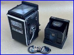 Rolleiflex 3.5 T 120 TLR Camera withCarl Zeiss Tessar 3.5 Lens Nice