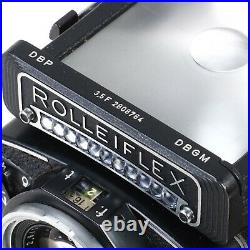 Rolleiflex 3.5F 6x6 120 TLR Camera Zeiss Planar 75mm f3.5 Lens & Prism EX++++