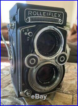 Rolleiflex 3.5F TLR Metered Camera Planar 75mm Lens AS-IS