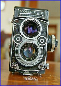 Rolleiflex 3.5F with Carl Zeiss 75mm F3.5 Planar Lens and Lens Cap