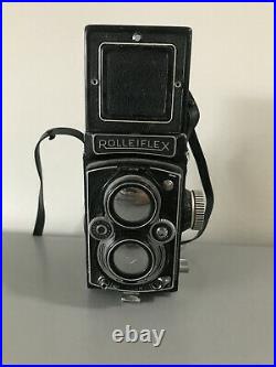 Rolleiflex 6x6 TLR Camera Carl Zeiss Tessar 7.5cm 75mm f3.5 Lens 1726506