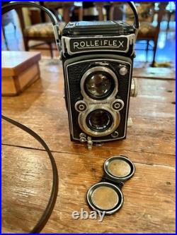 Rolleiflex Film TLR Camera with Zeiss Tessar 75mm f/3.5 Lens