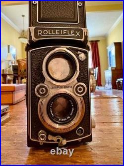 Rolleiflex Film TLR Camera with Zeiss Tessar 75mm f/3.5 Lens