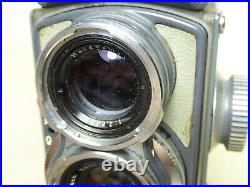 Rolleiflex Grey Baby 4x4 TLR Camera With Case, XENAR 60mm f/3.5 LENS