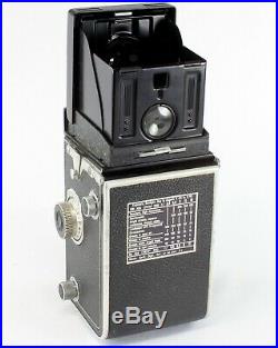 Rolleiflex MX, Type 1, #1257781, Tessar 3.5/75 mm, with lens shade & lens cover