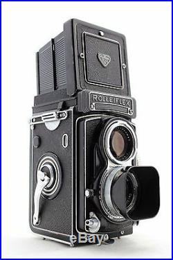 Rolleiflex T II, vintage 6x6 camera, lens Zeiss Tessar 3.5/75 & Rollei Metal Case