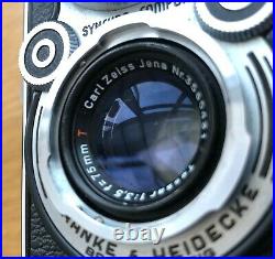 Rolleiflex TLR 6x6 Carl Zeiss Tessar f/3.5 lens