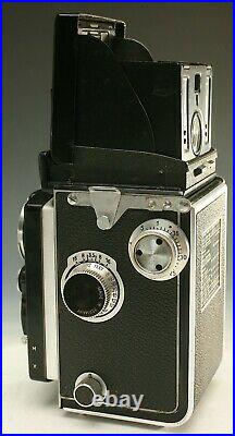 Rolleiflex Twin Lens Reflex Camera Tlr Rollei 120 Film 3.5 Lens Beauty! Nr