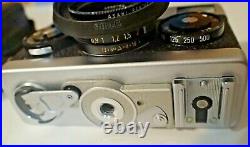 Rollie 35 S film camera 35mm with case and clear pentax lens cover, for service