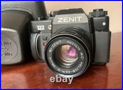 SLR Camera 35mm Tested Zenit-122 lens Helios 44 2/58 M42 used Vintage Cameras