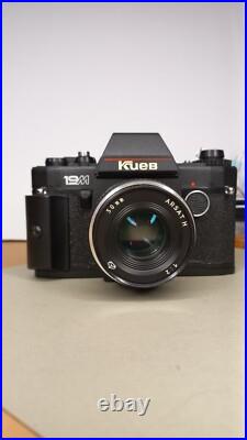 SLR Film Camera 35mm Kiev-19M Helios-81N Lens Nikon F Mount Vintage USSR Tested