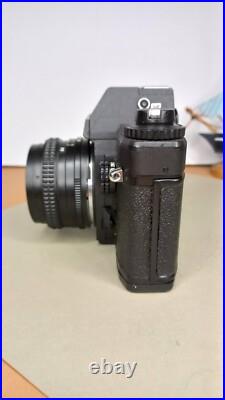 SLR Film Camera 35mm Kiev-19M Helios-81N Lens Nikon F Mount Vintage USSR Tested