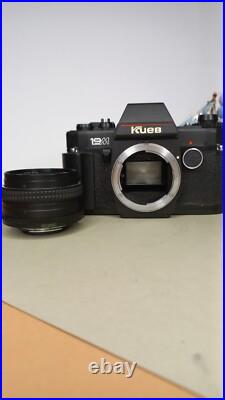 SLR Film Camera 35mm Kiev-19M Helios-81N Lens Nikon F Mount Vintage USSR Tested