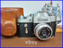 SLR Film Camera 35mm Kristall Industar-50 Vintage USSR Zenit Prototype Tested