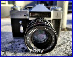 SLR Film Camera 35mm Tested ZENIT? Lens Helios 44 M42 rare Vintage ussr Cameras