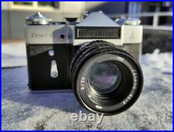 SLR Film Camera 35mm Tested ZENIT? Lens Helios 44 M42 rare Vintage ussr Cameras