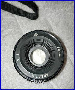 SLR Film Camera 35mm Tested rare vintage KIEV-19M Lens ARSAT-H (ARSAT-N) f2/50mm