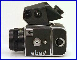 SLR Film Camera Kiev 88 TTL frames 60x60mm rare lens Volna-3B 2.8/80 tested ussr