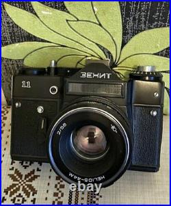 SLR Film Camera Tested ZENIT 11 Helios 44 58/2 M42 RARE Used Vintage photography