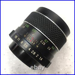 Sears Sekor SX Auto Camera Lens 3p Lot 135mm f2.8 28mm 12.8 55mm 11.4 Vintage