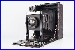 Seneca No 32 5x7 Folding Plate Camera w Symmetrical Convertible f/4 Lens V15