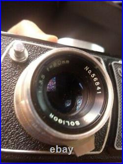 Soligor 66 Vintage Camera 80mm f3.5 Lens No. 56841. Fujita Kogaku 551232