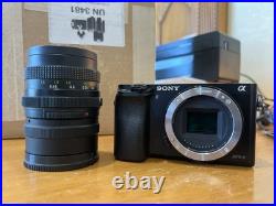 Sony Alpha A6000 24.3MP Mirrorless Camera and Vintage 50 mm Manual Lens