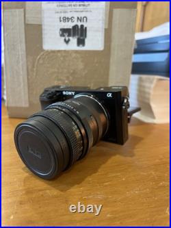 Sony Alpha A6000 24.3MP Mirrorless Camera and Vintage 50 mm Manual Lens