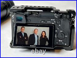 Sony Alpha A6300 24.2MP Mirrorless Digital Camera Black with Vintage Lens