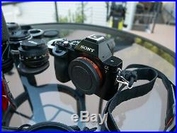 Sony Alpha a7 Mirrorless Camera with Vintage Lens collection and adapters
