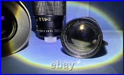 Sony Vintage Tv Camera Lens Lot Qty 3 Used