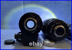 Sony Vintage Tv Camera Lens Lot Qty 3 Used