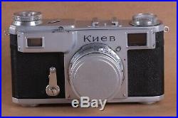 Soviet Contax copy KIEV II Arsenal 35mm RF camera Jupiter-8 2/50mm lens Vintage