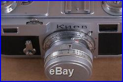 Soviet Contax copy KIEV II Arsenal 35mm RF camera Jupiter-8 2/50mm lens Vintage