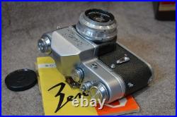 Soviet SLR Zenit-3 Vintage camera 1961? Lens Industar- 50 3.5/50mm