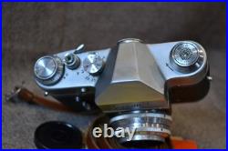 Soviet SLR Zenit-3 Vintage camera 1961? Lens Industar- 50 3.5/50mm